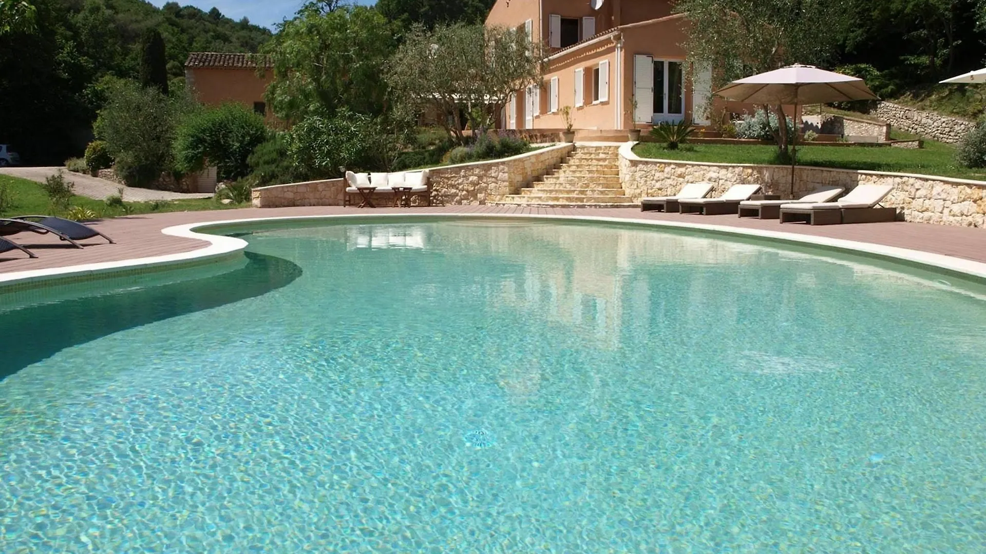 Studio In Cagnes-Sur-Mer, With Pool Access, Enclosed Garden And Wifi - Apartment